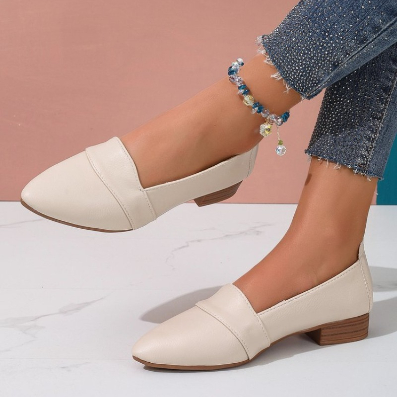 Mule Slip On - Scarpe slip-on da donna, piatte, tinta