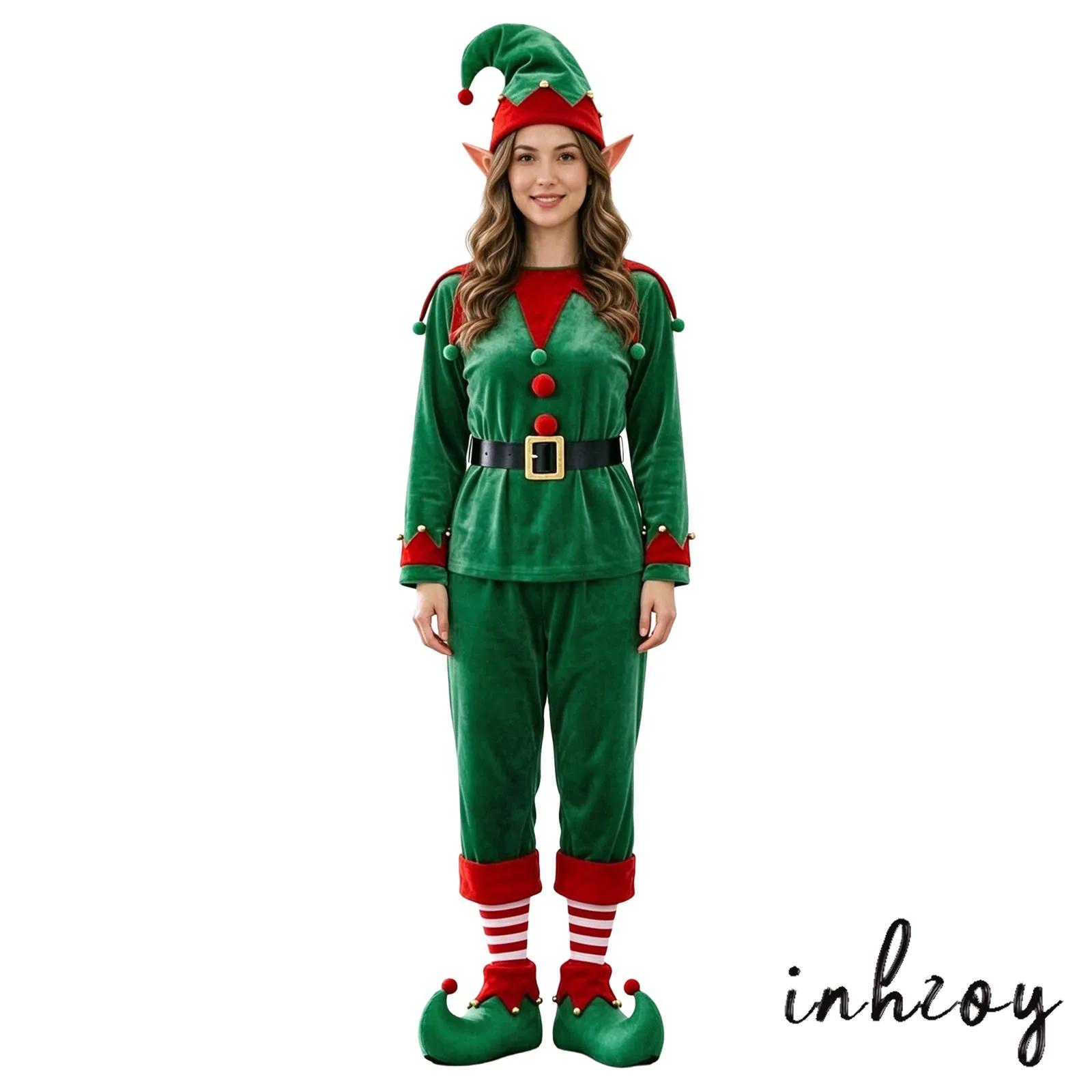 Women Shoes Xxl - Costume da elfo natalizio unisex, per