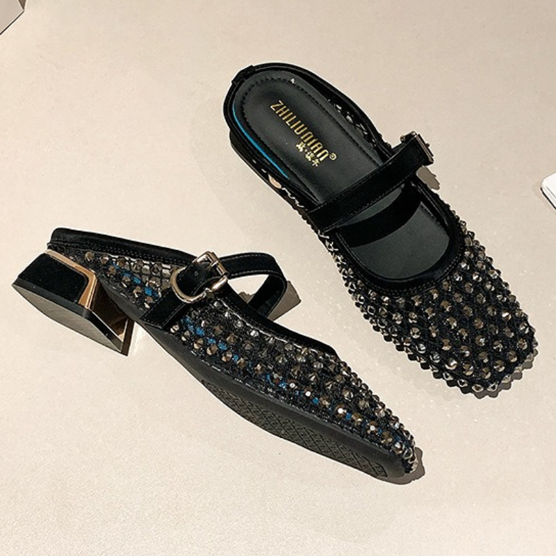 Pantofole con tacco grosso con - Mule Slip On recensione e prezzo
