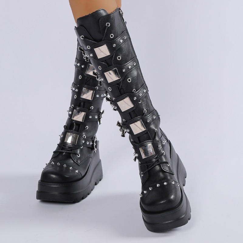 Stivali neri al ginocchio da d - Knee High Boots Women recensione e prezzo