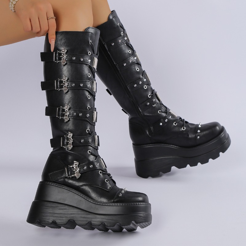 Stivali neri al ginocchio da d - Knee High Boots Women recensione e prezzo